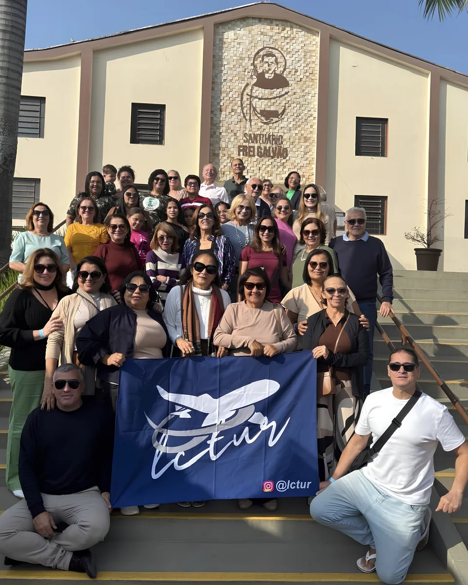 Grupo em viagem a Aparecida